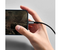 Baseus Tungsten kabel USB - Lightning 2,4 A 1 m czarny CALWJ-01 - 1502162 - zdjęcie 2
